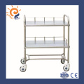 Fabricante China Mesa de acero inoxidable de mesa Trolley